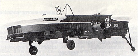 Piasecki VZ-8P "Airgeep" с одним ГТД