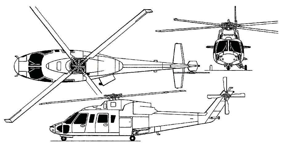 Sikorsky S-76C+ commercial transport helicopter 