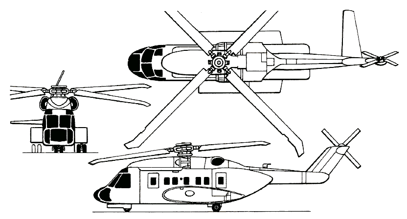 Sikorsky S-92 in envisaged production configuration 