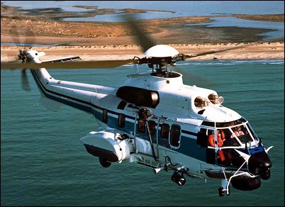 Aerospatiale AS.332 "Super Puma" helicopter - development history, technical data