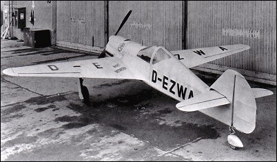 Skoda-Kauba SK 257V-1 prototype, designed as an intermediate fighter trainer