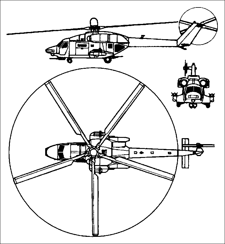 Схема вертоелта Ми-40