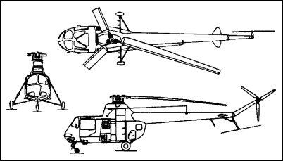 Схема вертолета PZL Swidnik SM-2