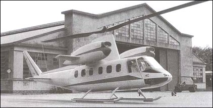Mock-up of the SV-20A helicopter