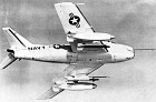 Sidewinder-equipped FJ-3M, 141367. Nose boom was for flight trial instrumentation purposes