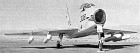 On flight trial at China Lake, this FJ-4 was equipped with four underwing launchers each with four ZUNI rockets