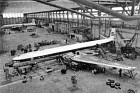 Maintenance being carried out on a Comet 4B at the B.E.A. Engineering Base at London Airport