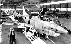 The Fiat plant's G.91 final assembly line