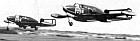 Fine study of two J.21R's seconds after take-off. Flygflottilj 10 operated the type between 1950 and 1953, later re-equipping with the J.29. The unit provided part of the day fighter strength of the Flygvapnet's No.2 Group