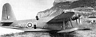 Mk.I L5798 of No.204 Sqn., with the Rock of Gibraltar in the background