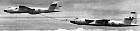A Valiant B.(K) Mk.1 tanker flight refuelling a Valiant B.PR.(K) Mk.1 receiver. Note modified belly of tanker aircraft.