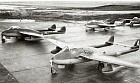 Swedish Vampires allocated to F.5 of the Swedish Air Force (full unit markings not yet completed)