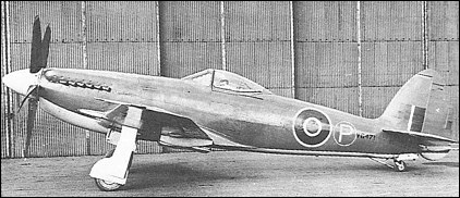 The first Seafang F Mk 31 with non-folding wings
